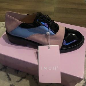 Inch2 Dusty Pink & Sky Blue Oxfords